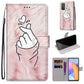 Coloured Drawing Cross Texture Horizontal Flip PU Leather Case with Holder & Card Slots & Wallet & Lanyard