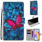 Coloured Drawing Cross Texture Horizontal Flip PU Leather Case with Holder & Card Slots & Wallet & Lanyard