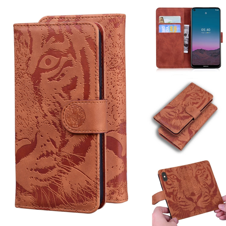 Tiger Embossing Pattern Horizontal Flip Leather Case with Holder & Card Slots & Wallet, For LG Velvet / G9, For Nokia 5.4, For OnePlus 9, For OnePlus 9 Pro, For UMIDIGI A7S, For UMIDIGI A9 Pro