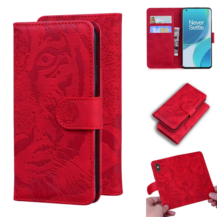 Tiger Embossing Pattern Horizontal Flip Leather Case with Holder & Card Slots & Wallet, For LG Velvet / G9, For Nokia 5.4, For OnePlus 9, For OnePlus 9 Pro, For UMIDIGI A7S, For UMIDIGI A9 Pro