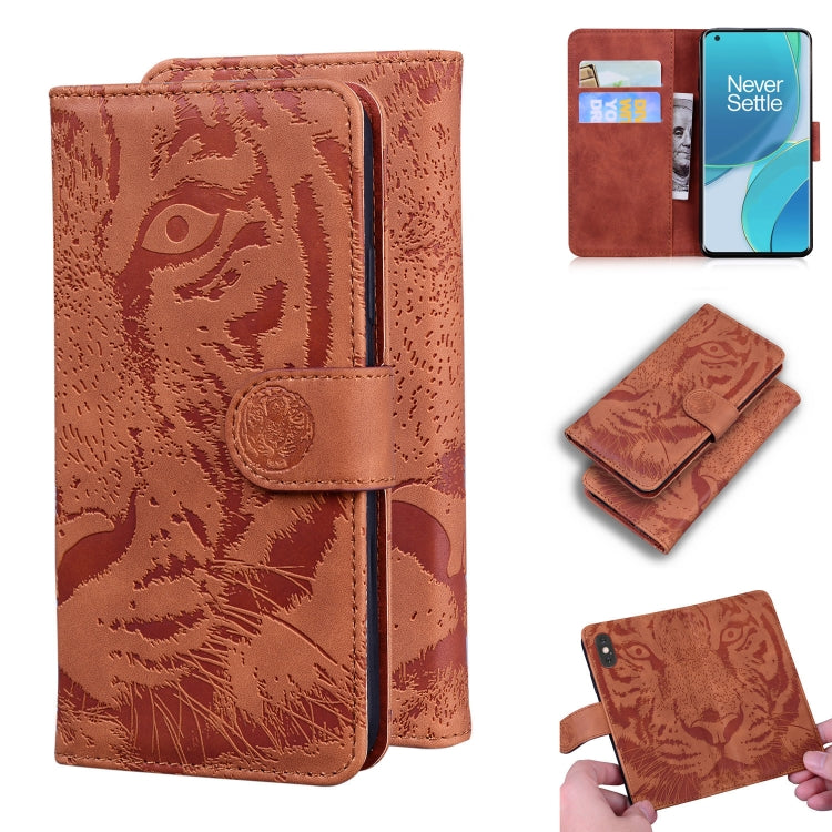Tiger Embossing Pattern Horizontal Flip Leather Case with Holder & Card Slots & Wallet, For LG Velvet / G9, For Nokia 5.4, For OnePlus 9, For OnePlus 9 Pro, For UMIDIGI A7S, For UMIDIGI A9 Pro
