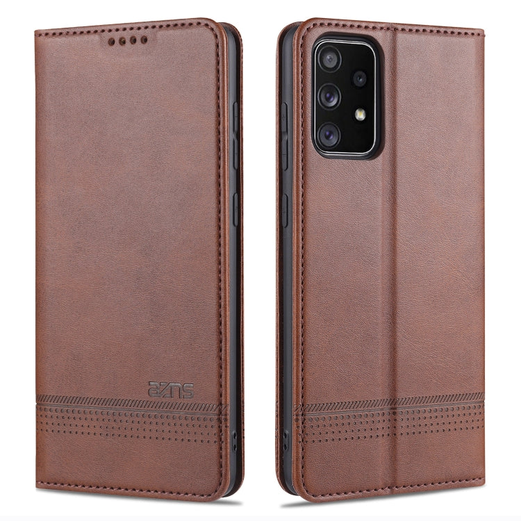 AZNS Magnetic Calf Texture Horizontal Flip Leather Case with Card Slots & Holder & Wallet, For Samsung Galaxy A02s, For Samsung Galaxy A52 5G / 4G, For Samsung Galaxy A72 5G / 4G