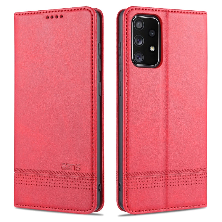 AZNS Magnetic Calf Texture Horizontal Flip Leather Case with Card Slots & Holder & Wallet, For Samsung Galaxy A02s, For Samsung Galaxy A52 5G / 4G, For Samsung Galaxy A72 5G / 4G