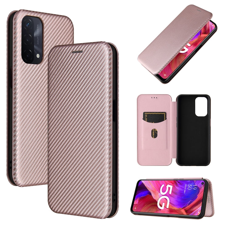 Carbon Fiber Texture Magnetic Horizontal Flip TPU + PC + PU Leather Case with Card Slot, For OPPO A55 5G, For Motorola Moto E7 Power, For Google Pixel 5a 5G, For Samsung Galaxy A02 / M02, For OPPO A93 5G