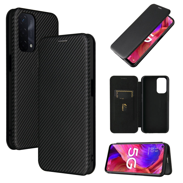Carbon Fiber Texture Magnetic Horizontal Flip TPU + PC + PU Leather Case with Card Slot, For OPPO A55 5G, For Motorola Moto E7 Power, For Google Pixel 5a 5G, For Samsung Galaxy A02 / M02, For OPPO A93 5G