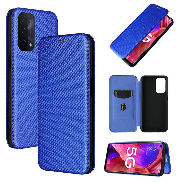 Carbon Fiber Texture Magnetic Horizontal Flip TPU + PC + PU Leather Case with Card Slot, For OPPO A55 5G, For Motorola Moto E7 Power, For Google Pixel 5a 5G, For Samsung Galaxy A02 / M02, For OPPO A93 5G