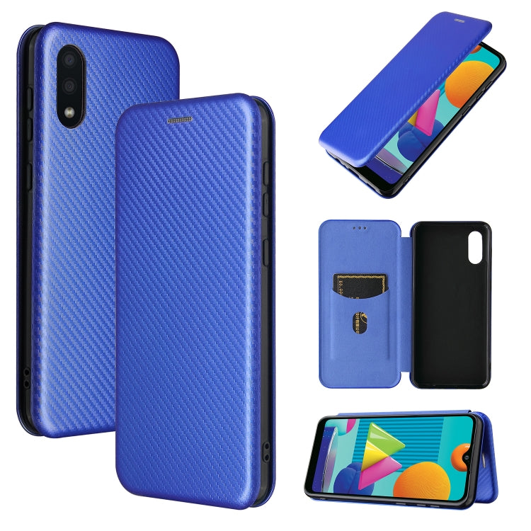 Carbon Fiber Texture Magnetic Horizontal Flip TPU + PC + PU Leather Case with Card Slot, For OPPO A55 5G, For Motorola Moto E7 Power, For Google Pixel 5a 5G, For Samsung Galaxy A02 / M02, For OPPO A93 5G