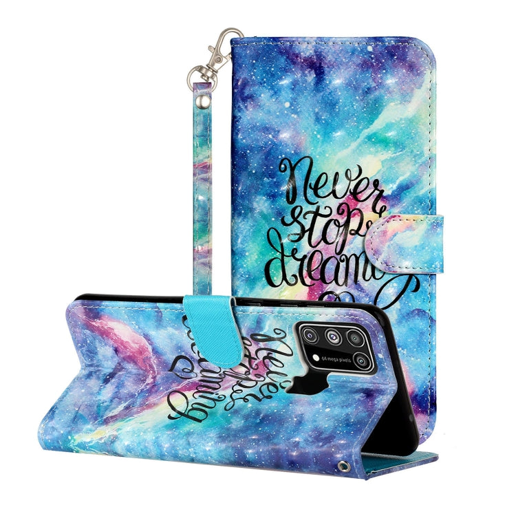 3D Pattern Horizontal Flip Leather Case with Holder & Card Slots & Wallet