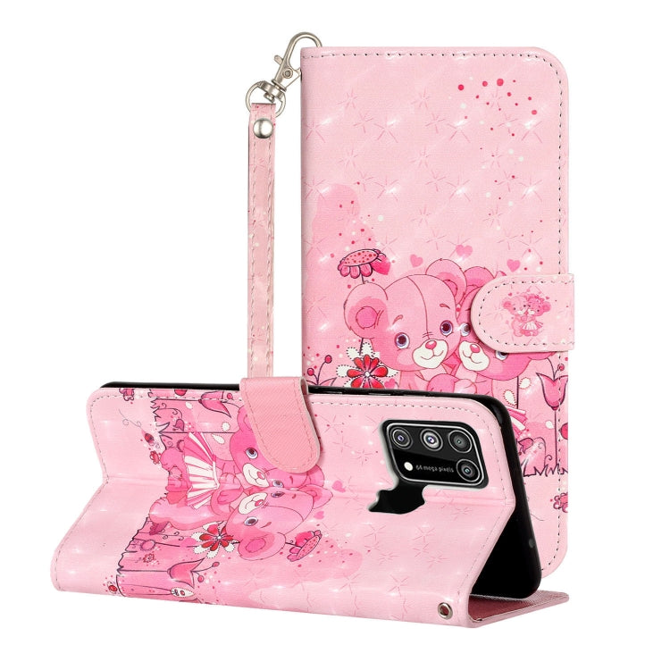 3D Pattern Horizontal Flip Leather Case with Holder & Card Slots & Wallet