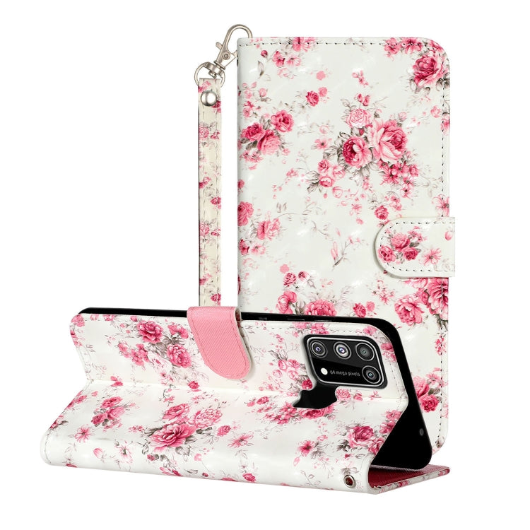 3D Pattern Horizontal Flip Leather Case with Holder & Card Slots & Wallet