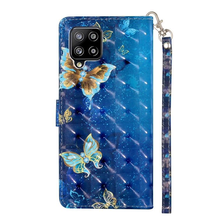 3D Pattern Horizontal Flip PU Leather Case with Holder & Card Slots & Wallet