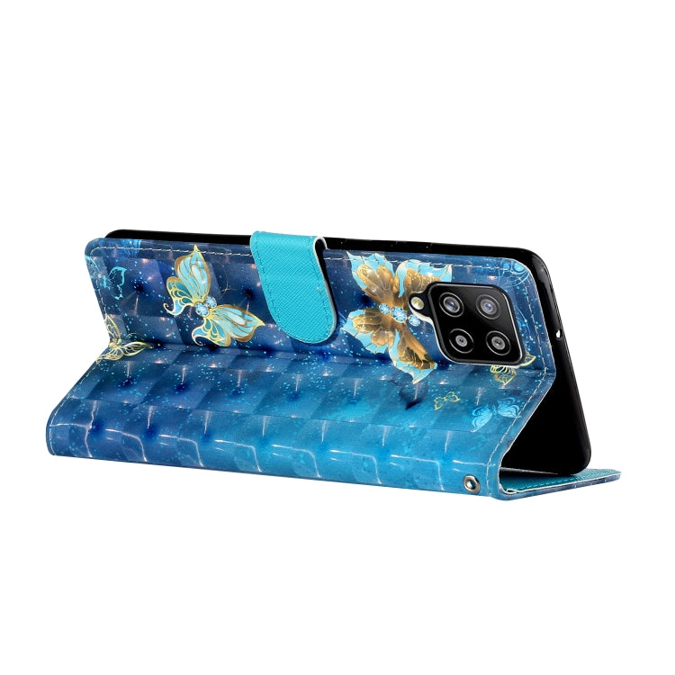 3D Pattern Horizontal Flip PU Leather Case with Holder & Card Slots & Wallet