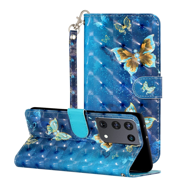 3D Pattern Horizontal Flip Leather Case with Holder & Card Slots & Wallet & Lanyard