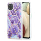 3D Electroplating Marble Pattern TPU Protective Case