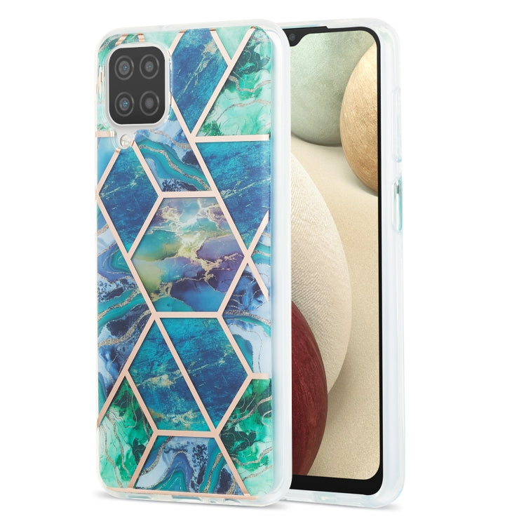 3D Electroplating Marble Pattern TPU Protective Case