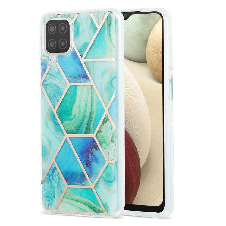3D Electroplating Marble Pattern TPU Protective Case