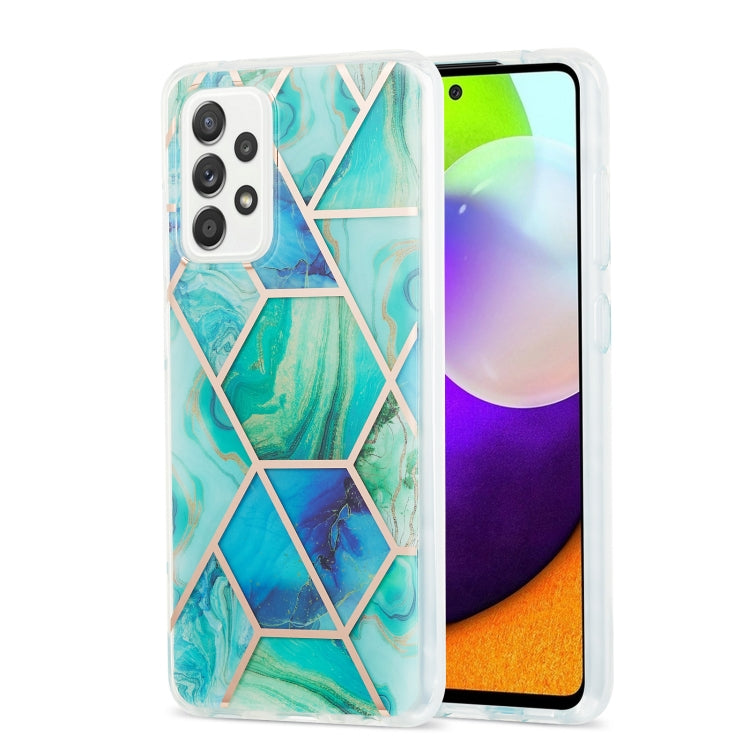 3D Electroplating Marble Pattern TPU Protective Case