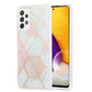 3D Electroplating Marble Pattern TPU Protective Case