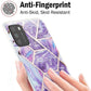 3D Electroplating Marble Pattern TPU Protective Case