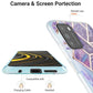 3D Electroplating Marble Pattern TPU Protective Case