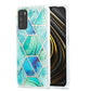 3D Electroplating Marble Pattern TPU Protective Case