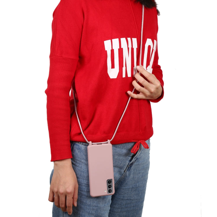 Candy Colors TPU Protective Case with Lanyard, For Samsung Galaxy S21+ 5G, For Samsung Galaxy S21 5G, For Samsung Galaxy S21 Ultra 5G