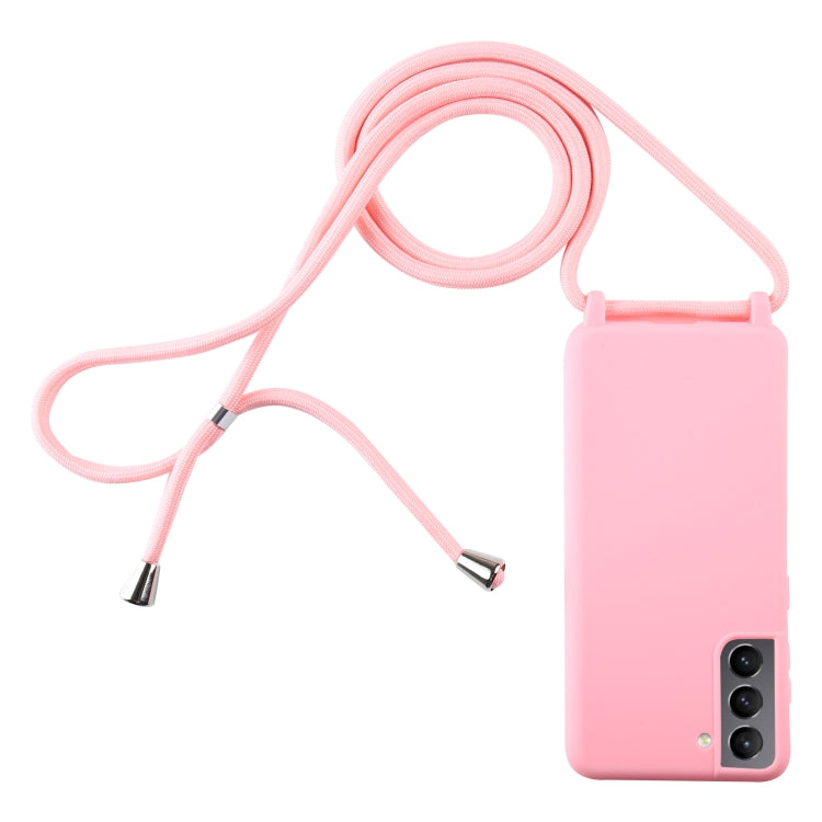 Candy Colors TPU Protective Case with Lanyard, For Samsung Galaxy S21+ 5G, For Samsung Galaxy S21 5G, For Samsung Galaxy S21 Ultra 5G