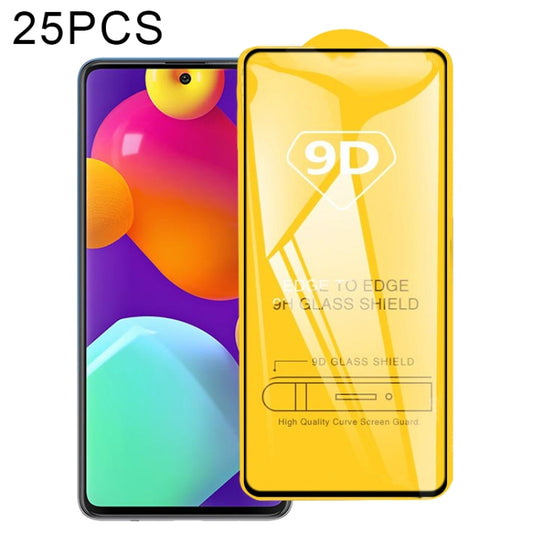 25 PCS 9D Full Glue Full Screen Tempered Glass Film