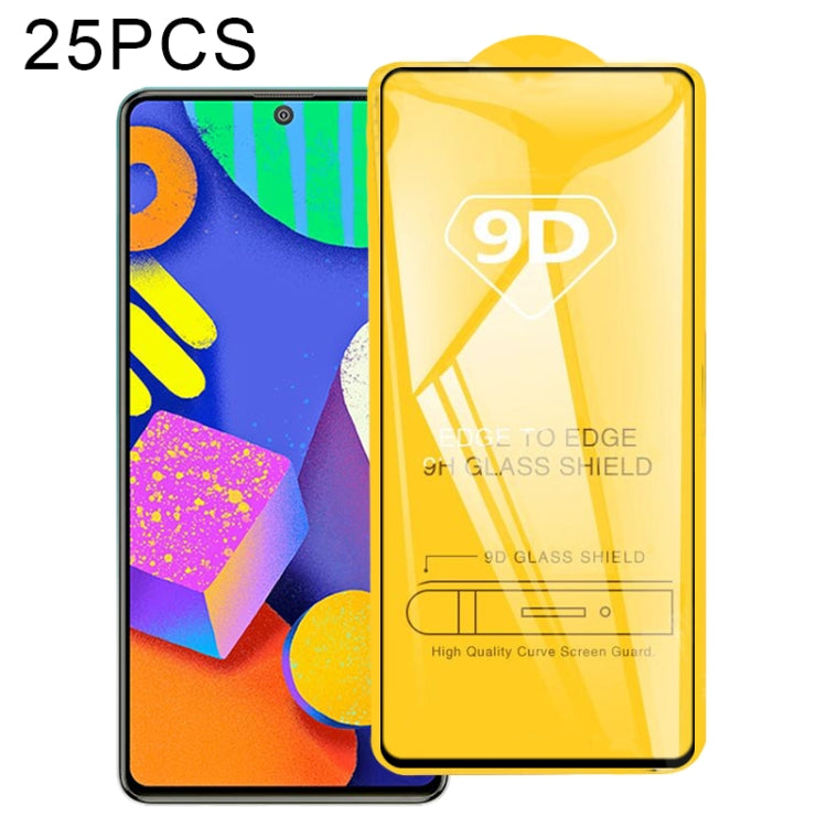 25 PCS 9D Full Glue Full Screen Tempered Glass Film