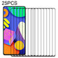 25 PCS Full Glue Full Screen Tempered Glass Film