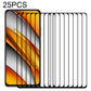 25 PCS Full Glue Full Screen Tempered Glass Film