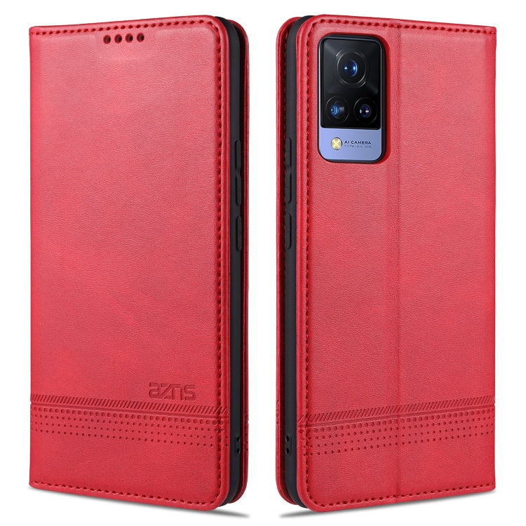 AZNS Magnetic Calf Texture Horizontal Flip Leather Case with Card Slots & Holder & Wallet, For vivo S9, For vivo S9e, For Xiaomi Redmi Note 10, For Xiaomi Redmi Note 10S, For Samsung Galaxy A02