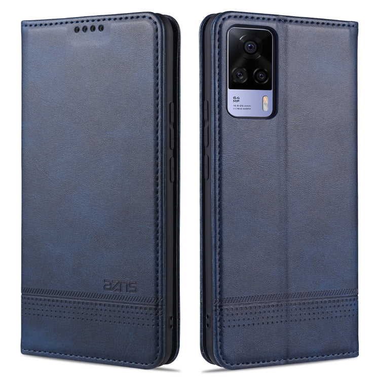 AZNS Magnetic Calf Texture Horizontal Flip Leather Case with Card Slots & Holder & Wallet, For vivo S9, For vivo S9e, For Xiaomi Redmi Note 10, For Xiaomi Redmi Note 10S, For Samsung Galaxy A02