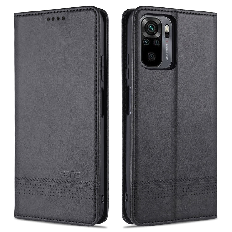 AZNS Magnetic Calf Texture Horizontal Flip Leather Case with Card Slots & Holder & Wallet, For vivo S9, For vivo S9e, For Xiaomi Redmi Note 10, For Xiaomi Redmi Note 10S, For Samsung Galaxy A02