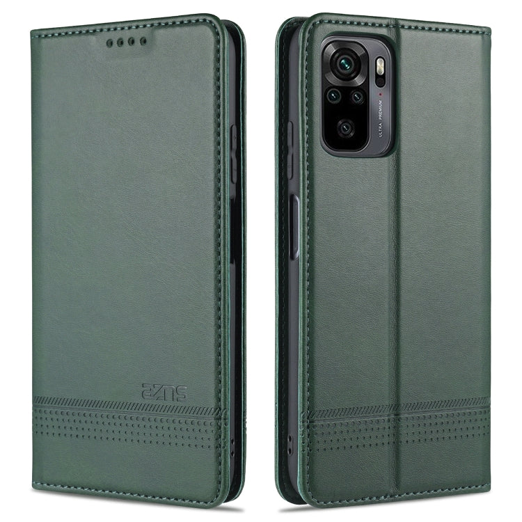 AZNS Magnetic Calf Texture Horizontal Flip Leather Case with Card Slots & Holder & Wallet, For vivo S9, For vivo S9e, For Xiaomi Redmi Note 10, For Xiaomi Redmi Note 10S, For Samsung Galaxy A02