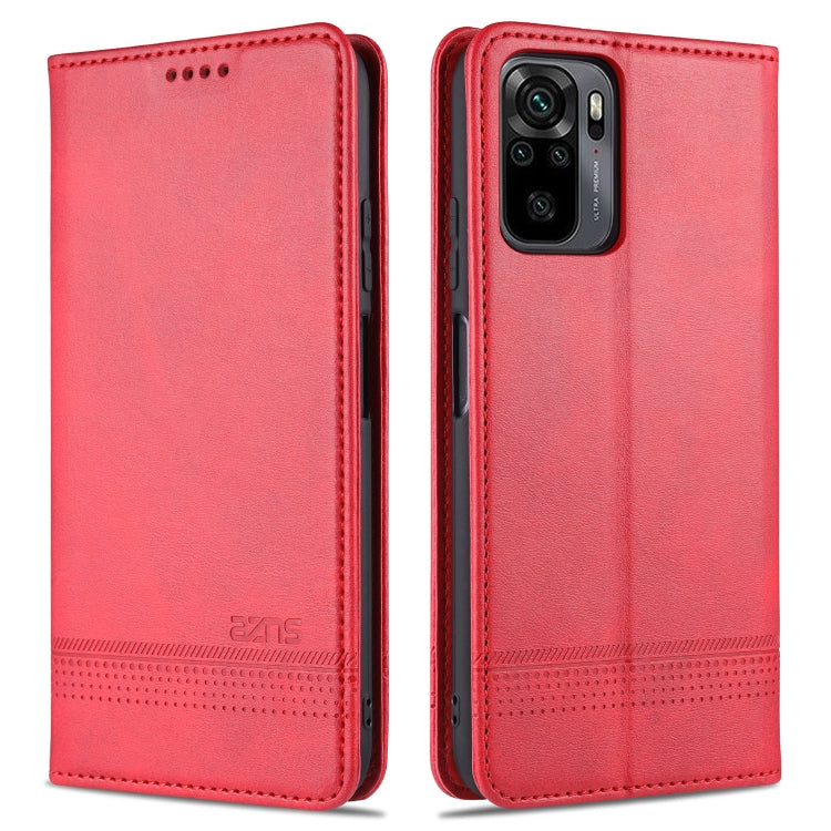 AZNS Magnetic Calf Texture Horizontal Flip Leather Case with Card Slots & Holder & Wallet, For vivo S9, For vivo S9e, For Xiaomi Redmi Note 10, For Xiaomi Redmi Note 10S, For Samsung Galaxy A02
