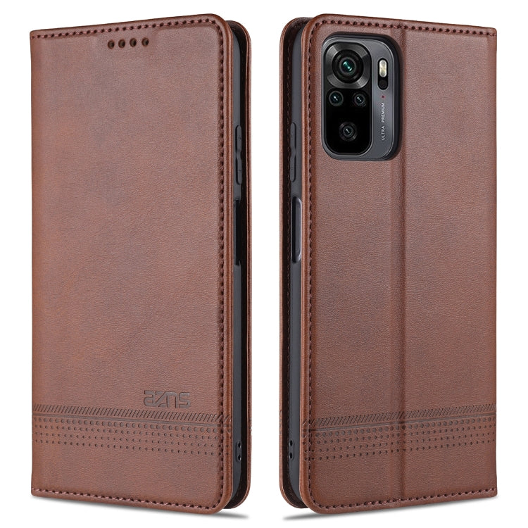 AZNS Magnetic Calf Texture Horizontal Flip Leather Case with Card Slots & Holder & Wallet, For vivo S9, For vivo S9e, For Xiaomi Redmi Note 10, For Xiaomi Redmi Note 10S, For Samsung Galaxy A02