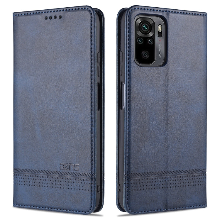 AZNS Magnetic Calf Texture Horizontal Flip Leather Case with Card Slots & Holder & Wallet, For vivo S9, For vivo S9e, For Xiaomi Redmi Note 10, For Xiaomi Redmi Note 10S, For Samsung Galaxy A02