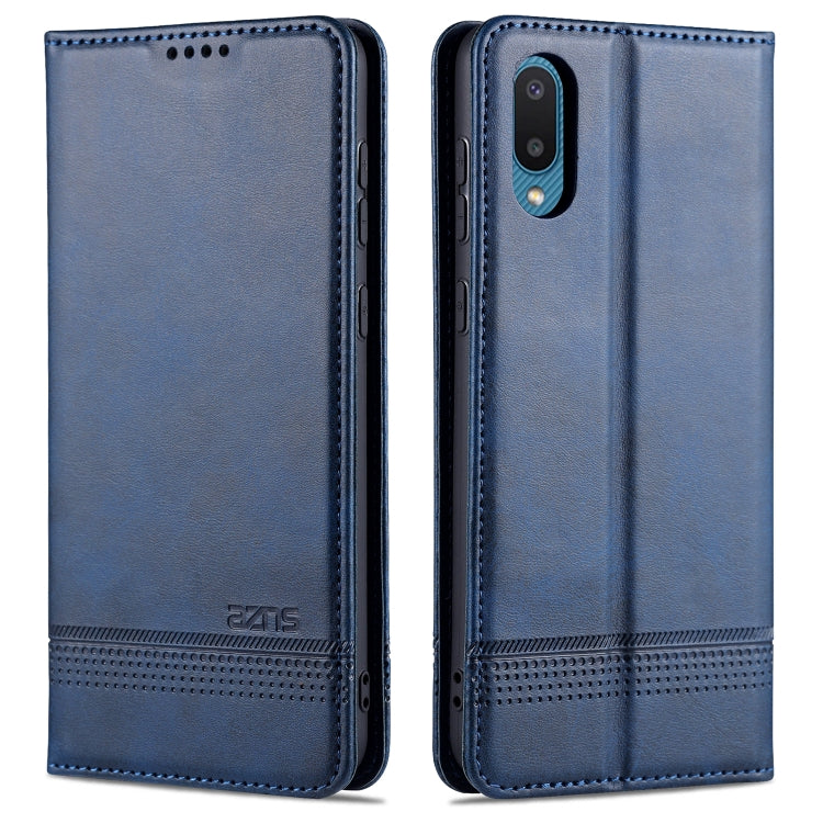 AZNS Magnetic Calf Texture Horizontal Flip Leather Case with Card Slots & Holder & Wallet, For vivo S9, For vivo S9e, For Xiaomi Redmi Note 10, For Xiaomi Redmi Note 10S, For Samsung Galaxy A02