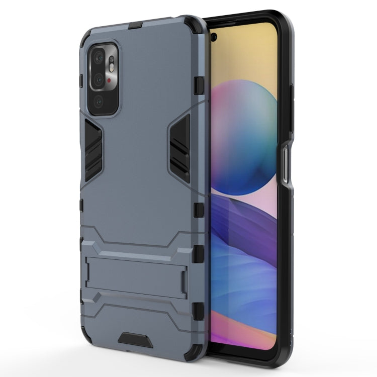 Shockproof PC + TPU Protective Case with Hidden Holder, For Xiaomi Redmi Note 10 5G, For Samsung Galaxy F62 / M62