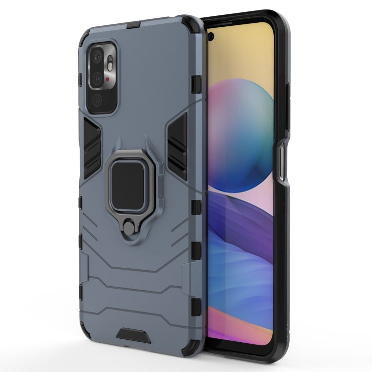Shockproof PC + TPU Protective Case with Magnetic Ring Holder, For Xiaomi Redmi Note 10 5G, For Samsung Galaxy F62 / M62