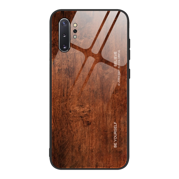 Wood Grain Tempered Glass + TPU Shockproof Case, For Samsung Galaxy A21s, For Samsung Galaxy A51, For Samsung Galaxy Note10+