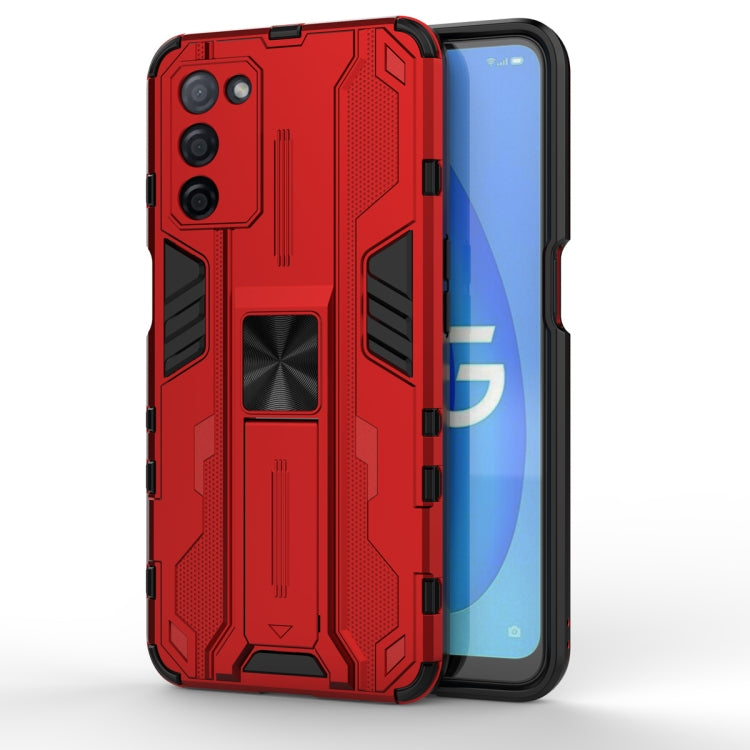 Supersonic PC + TPU Shock-proof Protective Case with Holder, For OPPO A55 5G, For OPPO A93 5G, For OPPO Realme C20, For OPPO Reno5 5G / 4G, For OPPO Reno5 Pro 5G, For Xiaomi Redmi K40 / K40 Pro, For Xiaomi Redmi Note 9, For Xiaomi Redmi Note 10 4G