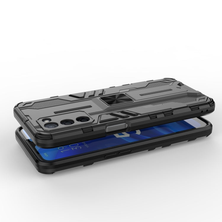 Supersonic PC + TPU Shock-proof Protective Case with Holder, For OPPO A55 5G, For OPPO A93 5G, For OPPO Realme C20, For OPPO Reno5 5G / 4G, For OPPO Reno5 Pro 5G, For Xiaomi Redmi K40 / K40 Pro, For Xiaomi Redmi Note 9, For Xiaomi Redmi Note 10 4G