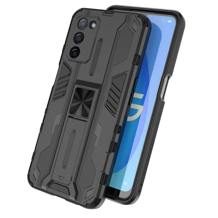 Supersonic PC + TPU Shock-proof Protective Case with Holder, For OPPO A55 5G, For OPPO A93 5G, For OPPO Realme C20, For OPPO Reno5 5G / 4G, For OPPO Reno5 Pro 5G, For Xiaomi Redmi K40 / K40 Pro, For Xiaomi Redmi Note 9, For Xiaomi Redmi Note 10 4G
