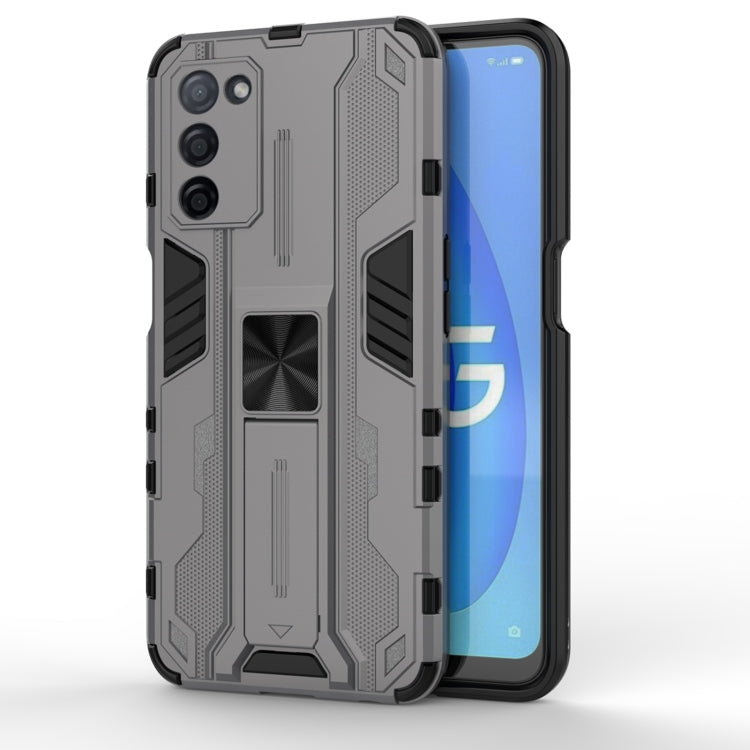Supersonic PC + TPU Shock-proof Protective Case with Holder, For OPPO A55 5G, For OPPO A93 5G, For OPPO Realme C20, For OPPO Reno5 5G / 4G, For OPPO Reno5 Pro 5G, For Xiaomi Redmi K40 / K40 Pro, For Xiaomi Redmi Note 9, For Xiaomi Redmi Note 10 4G