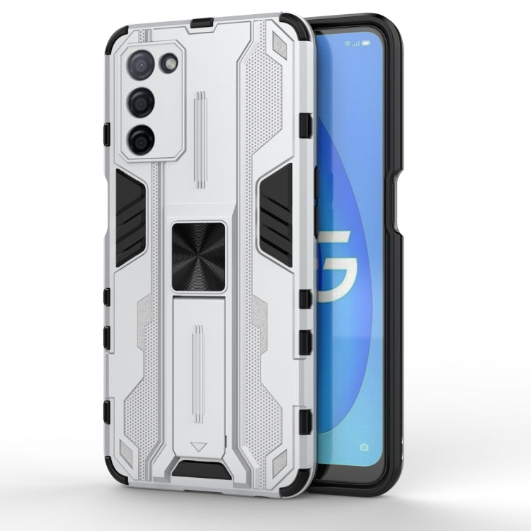 Supersonic PC + TPU Shock-proof Protective Case with Holder, For OPPO A55 5G, For OPPO A93 5G, For OPPO Realme C20, For OPPO Reno5 5G / 4G, For OPPO Reno5 Pro 5G, For Xiaomi Redmi K40 / K40 Pro, For Xiaomi Redmi Note 9, For Xiaomi Redmi Note 10 4G