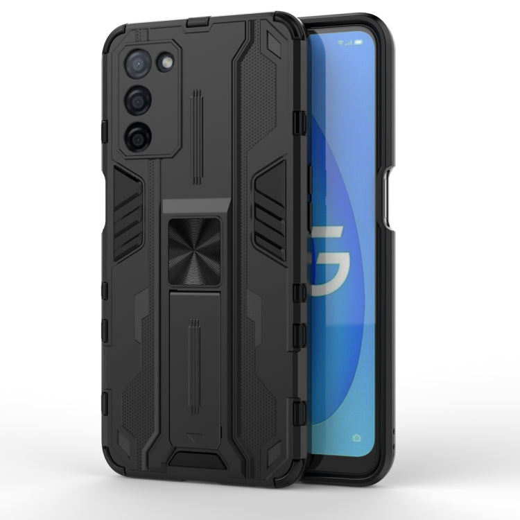 Supersonic PC + TPU Shock-proof Protective Case with Holder, For OPPO A55 5G, For OPPO A93 5G, For OPPO Realme C20, For OPPO Reno5 5G / 4G, For OPPO Reno5 Pro 5G, For Xiaomi Redmi K40 / K40 Pro, For Xiaomi Redmi Note 9, For Xiaomi Redmi Note 10 4G