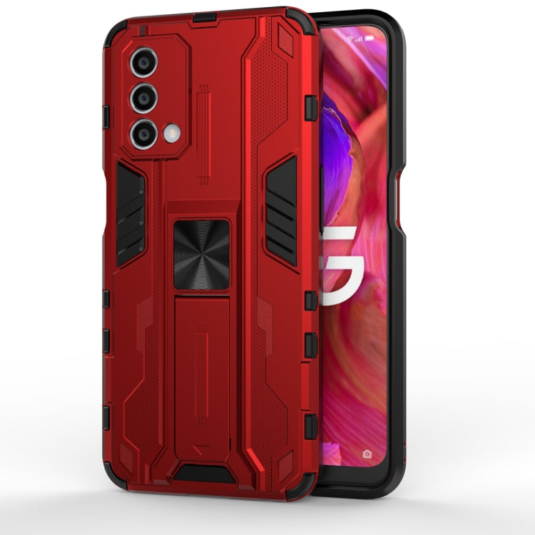 Supersonic PC + TPU Shock-proof Protective Case with Holder, For OPPO A55 5G, For OPPO A93 5G, For OPPO Realme C20, For OPPO Reno5 5G / 4G, For OPPO Reno5 Pro 5G, For Xiaomi Redmi K40 / K40 Pro, For Xiaomi Redmi Note 9, For Xiaomi Redmi Note 10 4G