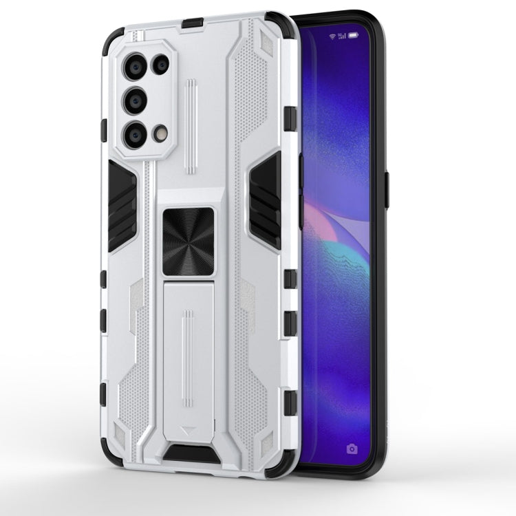 Supersonic PC + TPU Shock-proof Protective Case with Holder, For OPPO A55 5G, For OPPO A93 5G, For OPPO Realme C20, For OPPO Reno5 5G / 4G, For OPPO Reno5 Pro 5G, For Xiaomi Redmi K40 / K40 Pro, For Xiaomi Redmi Note 9, For Xiaomi Redmi Note 10 4G
